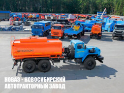 Топливозаправщик объёмом 12 м³ с 1 секцией цистерны на базе Урал 4320-1951-72 модели 6716 с доставкой по всей России