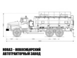 Автотопливозаправщик объёмом 12 м³ с 2 секциями на базе Урал 4320-1951-72 модели 6781 (фото 2)