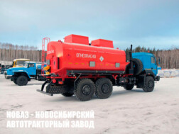 Топливозаправщик объёмом 20 м³ с 2 секциями цистерны на базе Урал‑М 63701 модели 6705