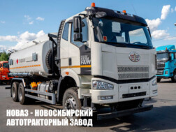 Автоцистерна для светлых нефтепродуктов объёмом 20 м³ с 3 секциями на базе FAW J6 CA3250 модели 9023 с доставкой по всей России