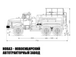 Автотопливозаправщик объёмом 6,5 м³ с 1 секцией на базе Урал 4320-1951-72 модели 4681 (фото 2)