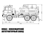 Автотопливозаправщик объёмом 9 м³ с 1 секцией на базе Урал-М 4320-4551-81 модели 6951 (фото 2)