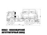 Автотопливозаправщик объёмом 9 м³ с 2 секциями на базе КАМАЗ 43118 модели 8468 (фото 2)