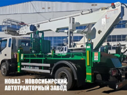 Автовышка ПСС-131.24Э рабочей высотой 24 метра со стрелой над кабиной на базе JAC N120 с доставкой по всей России