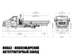 Бортовой автомобиль ГАЗ Садко NEXT C41A23 с манипулятором INMAN IM 77 до 3,1 тонны (фото 3)