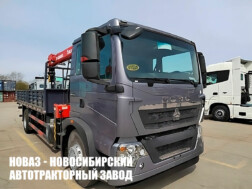 Бортовой автомобиль HOWO T5G с краном‑манипулятором Hangil HGC 756 до 7,5 тонны с доставкой по всей России