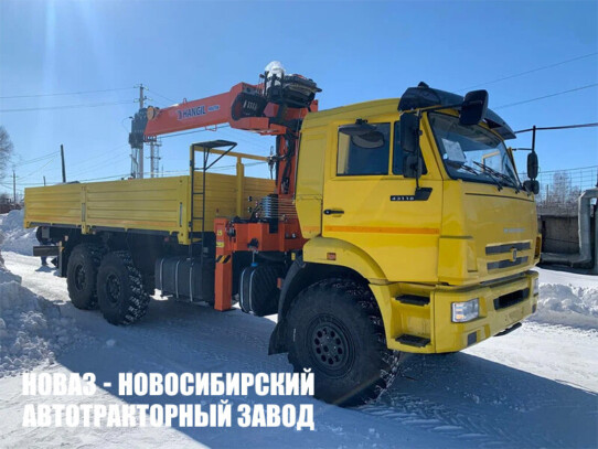 Бортовой автомобиль КАМАЗ 65115-3094-48 с манипулятором Hangil HGC 756 до 7,5 тонны (фото 1)