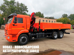 Бортовой автомобиль КАМАЗ 65115-3094-48 с краном‑манипулятором INMAN IM 150N до 6,1 тонны