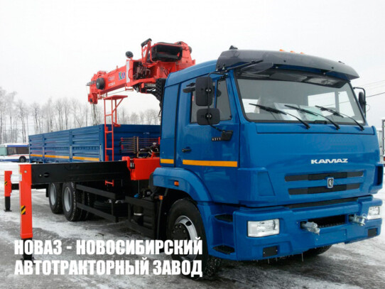 Бортовой автомобиль КАМАЗ 65115-3932-48 с манипулятором Kanglim KS1256G-II до 7 тонн