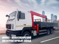 Бортовой автомобиль МАЗ 6312С5‑8575‑012 с краном‑манипулятором Horyong HRS206 до 8 тонн