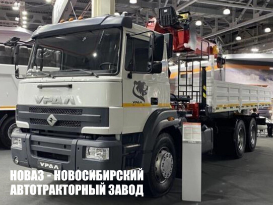 Бортовой автомобиль Урал С34520 с манипулятором INMAN IT 150 до 7,1 тонны