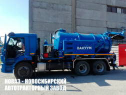 Илосос МВС-10+1,5 с цистерной объёмом 10 м³ для плотных отходов на базе КАМАЗ 65115 с доставкой по всей России