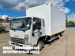 Изотермический фургон JAC N90 грузоподъёмностью 4,5 тонны с кузовом 6200х2600х2300 мм