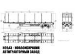 Полуприцеп сортиментовоз САВ 93182R грузоподъёмностью 40 тонн (фото 4)
