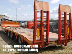 Полуприцеп трал Yalcin Dorse 4LBUZ грузоподъёмностью платформы 60 тонн