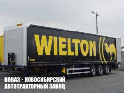 Шторный полуприцеп Wielton NS 3 K грузоподъёмностью 32,9 тонны с кузовом 13600х2480х2700 мм