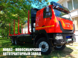 Лесовоз МАЗ-МАН 636459 грузоподъёмностью платформы 22 тонны