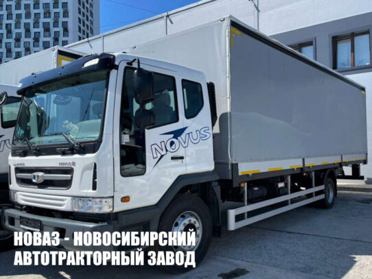 Тентованный грузовик Daewoo Novus СН7CА грузоподъёмностью 9,9 тонны с кузовом 8400х2550х2700 мм