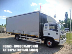 Тентованный грузовик DongFeng C120L грузоподъёмностью 6,5 тонны с кузовом 8400х2550х2500 мм