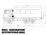 Вахтовый автобус вместимостью 18 мест на базе КАМАЗ 43118 модели 5732 (фото 2)
