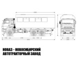 Вахтовый автобус вместимостью 22 места на базе КАМАЗ 43118-3088-50 модели 5776 (фото 2)