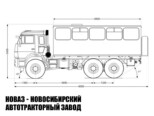 Вахтовый автобус вместимостью 22 места на базе КАМАЗ 43118 модели 6685 (фото 2)