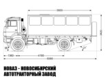 Вахтовый автобус вместимостью 22 места на базе КАМАЗ 43502-3036-66 модели 6611 (фото 2)