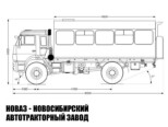 Вахтовый автобус вместимостью 22 места на базе КАМАЗ 43502 модели 3184 (фото 2)