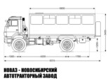 Вахтовый автобус вместимостью 22 места на базе КАМАЗ 43502 модели 4732 (фото 2)