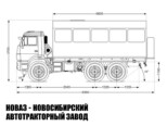 Вахтовый автобус вместимостью 22 места на базе КАМАЗ 5350-3014-42 модели 6221 (фото 2)