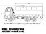 Вахтовый автобус вместимостью 22 места на базе КАМАЗ 5350-3014-42 модели 6407 (фото 2)