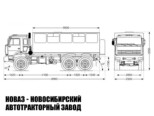 Вахтовый автобус вместимостью 22 места на базе КАМАЗ 5350 модели 5766 (фото 2)