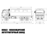 Вахтовый автобус вместимостью 22 места на базе КАМАЗ 5350 модели 4810 (фото 2)