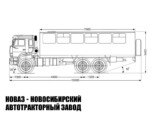 Вахтовый автобус вместимостью 26 мест на базе КАМАЗ 43118-3059-50 модели 6292 (фото 2)