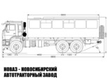 Вахтовый автобус вместимостью 28 мест на базе КАМАЗ 43118 модели 7161 (фото 2)