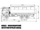 Вахтовый автобус вместимостью 28 мест на базе КАМАЗ 43118 модели 8133 (фото 2)