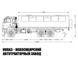 Вахтовый автобус вместимостью 32 места на базе КАМАЗ 43118 модели 4751 (фото 2)