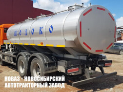 Автоцистерна для пищевых жидкостей объёмом 13 м³ с 3 секциями на базе JAC N350 с доставкой по всей России