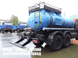 Автоцистерна для технической воды объёмом 10 м³ с 1 секцией на базе Shacman SX32586V385 модели 9043 с доставкой в Белгород и Белгородскую область