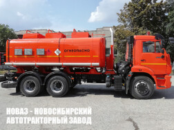 Топливозаправщик АТЗ-12 объёмом 12 м³ с 2 секциями цистерны на базе КАМАЗ 65115-3082-48 с доставкой по всей России