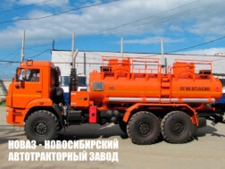 Топливозаправщик НЕФАЗ 66062 объёмом 11,2 м³ с 2 секциями цистерны на базе КАМАЗ 43118 с доставкой по всей России