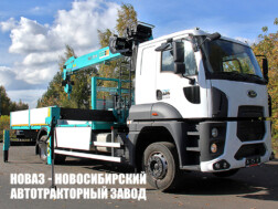Бортовой автомобиль Ford Cargo 1833 с краном‑манипулятором HKTC HLC-7016 до 7 тонн с доставкой по всей России