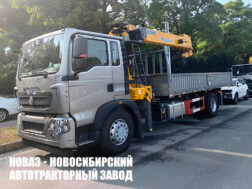 Бортовой автомобиль HOWO T5G ZZ5167JSQM561GE1 с краном‑манипулятором XCMG SQS 200 RU-6 до 8 тонн с доставкой по всей России