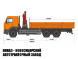 Бортовой автомобиль КАМАЗ 65115 с манипулятором Sunhunk K168-4 до 8 тонн (фото 3)