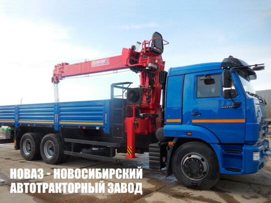 Бортовой автомобиль КАМАЗ 65117-4010-48 с манипулятором Horyong HRS206 до 8 тонн