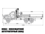 Бортовой автомобиль Урал NEXT 4320-6951-72 с манипулятором INMAN IM 320 до 8,5 тонны модели 4251 (фото 2)