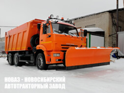 Комбинированная дорожная машина МК-4534 с бункером и цистерной на базе самосвала КАМАЗ 6520 с доставкой по всей России