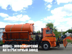 Комбинированная дорожная машина Р-43253 с бункером и цистерной на базе КАМАЗ 43253 с доставкой по всей России