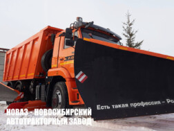 Комбинированная дорожная машина Р-45.20 с бункером для песка на базе самосвала КАМАЗ 6520 с доставкой по всей России