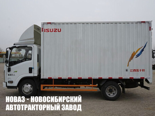 Промтоварный фургон ISUZU ELF EC7 грузоподъёмностью 2,2 тонны с кузовом 4080х2100х2100 мм